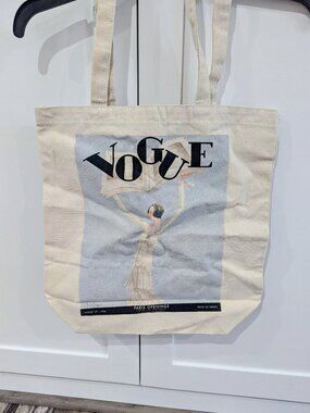 Vogue Canvas Book Tote